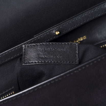 Saint Laurent Suede Calfskin Monogram Le Sept Chain Bag Black 11 of 12