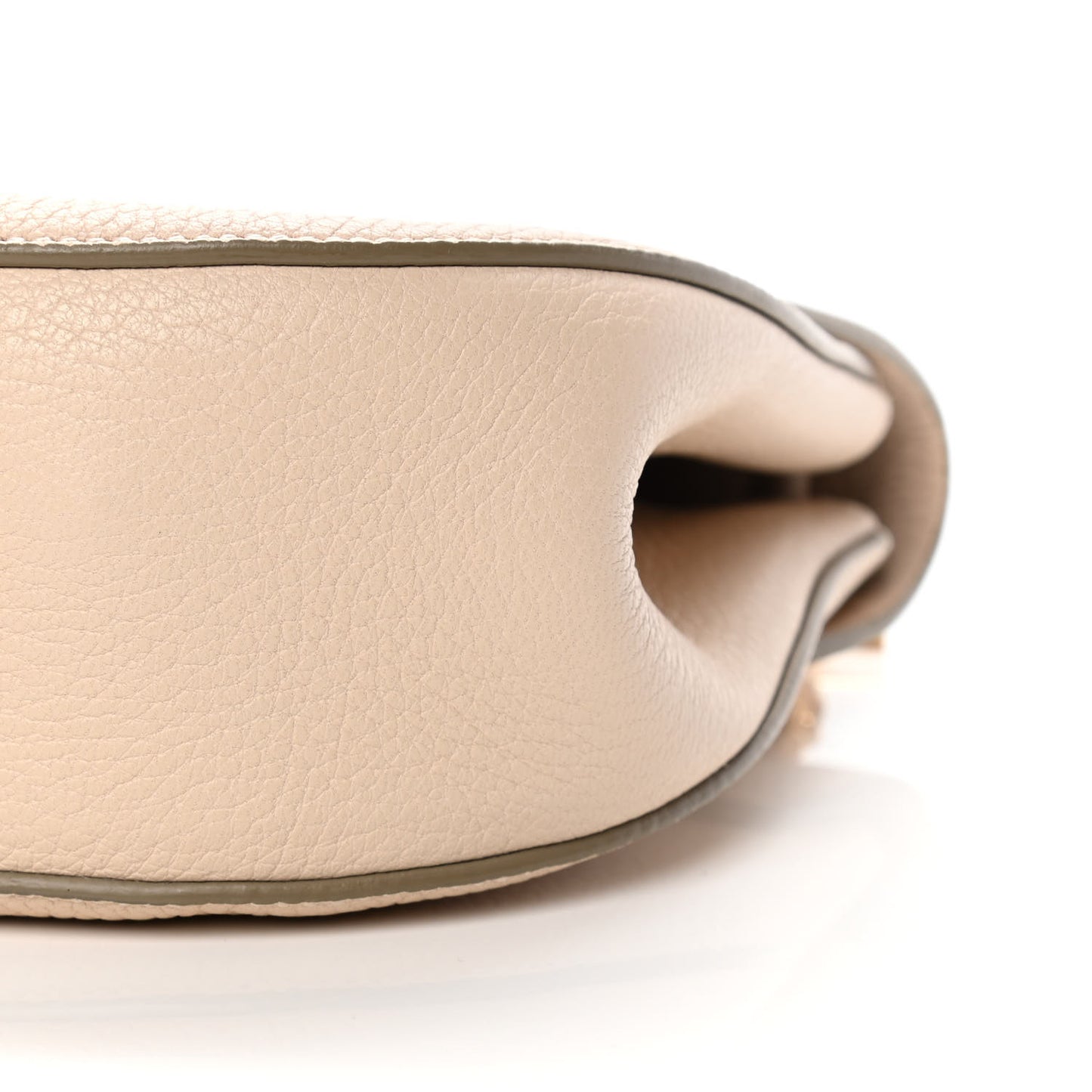 Grained Lambskin Drew Shoulder Bag Biscotti Beige