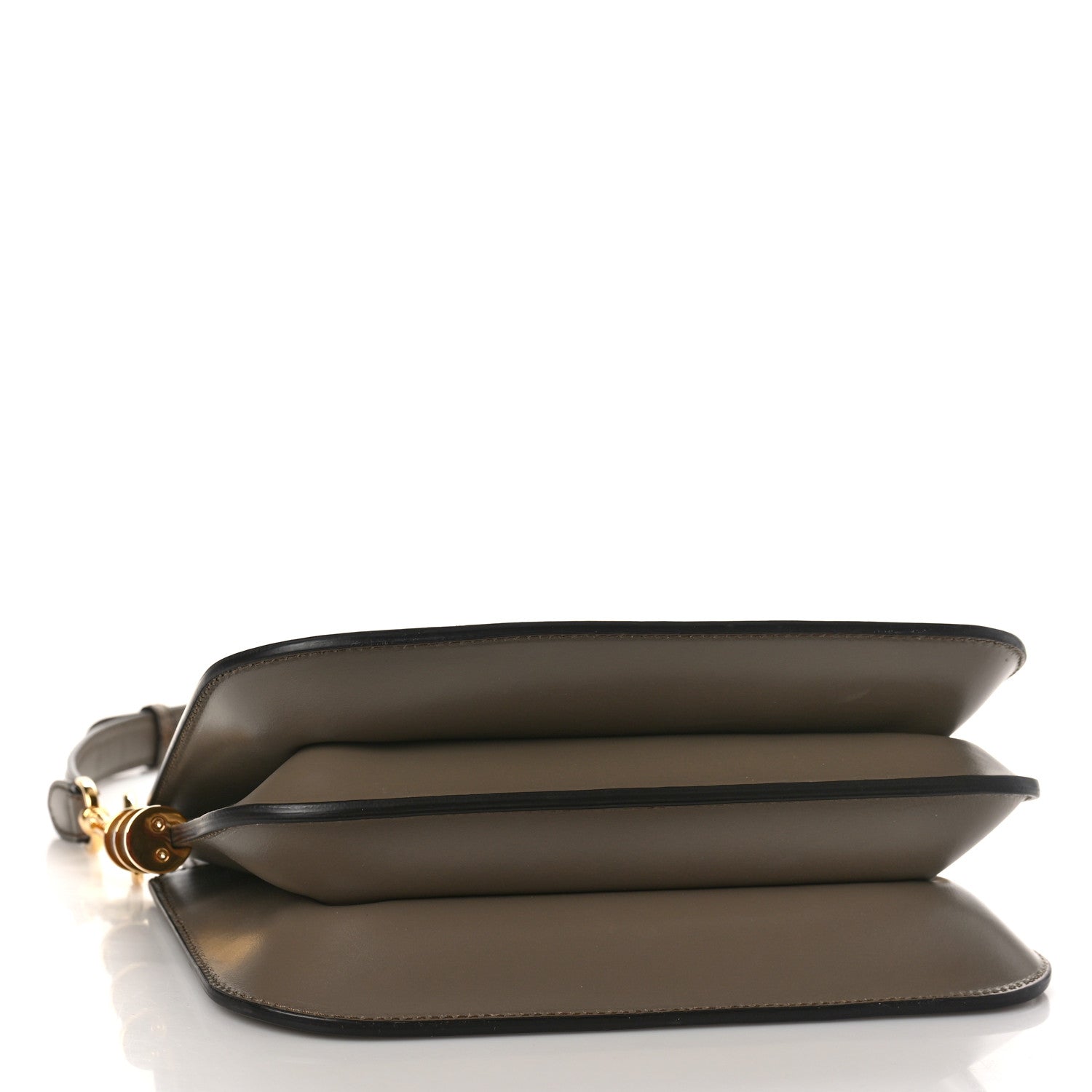 Fendi Vitello King Luxor Fendi Touch Shoulder Bag Tartufo 4 of 8