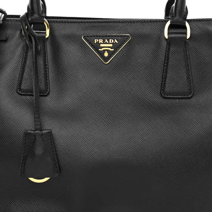 Prada Saffiano Lux Medium Tote Black 9 of 13
