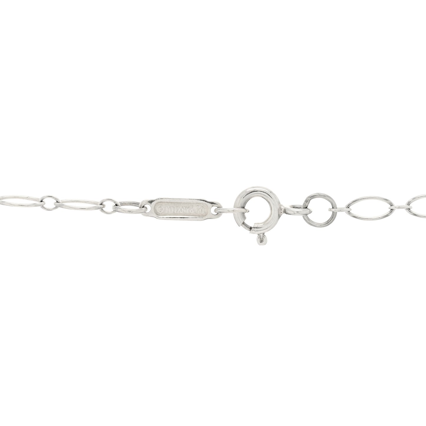 Sterling Silver Heart Key Pendant Necklace