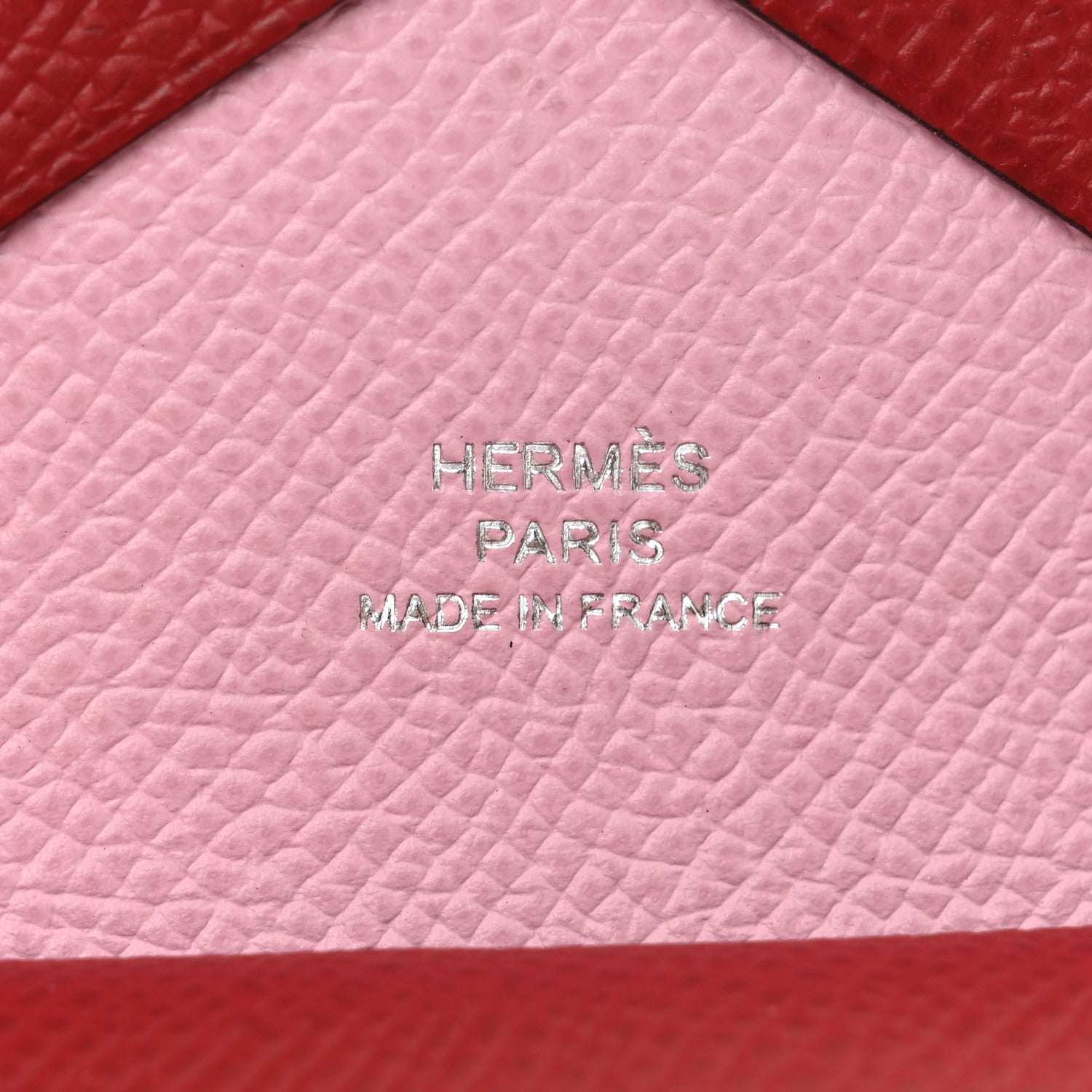 Hermes Epsom Verso Calvi Duo Card Case Rouge Grenat Mauve Sylvestre 4 of 7