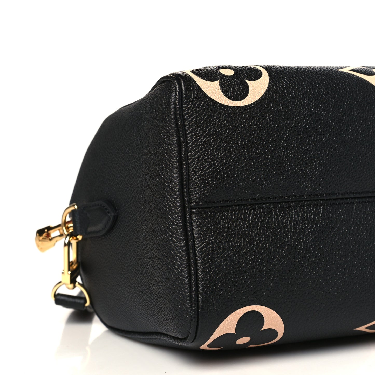 Empreinte Monogram Giant Speedy Bandouliere 25 Black Beige