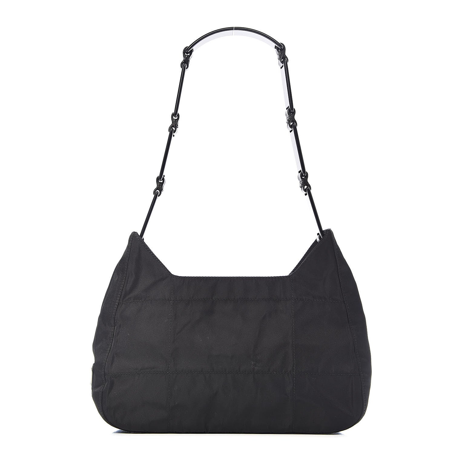 Prada Tessuto Nylon Shoulder Bag Black 1 of 10