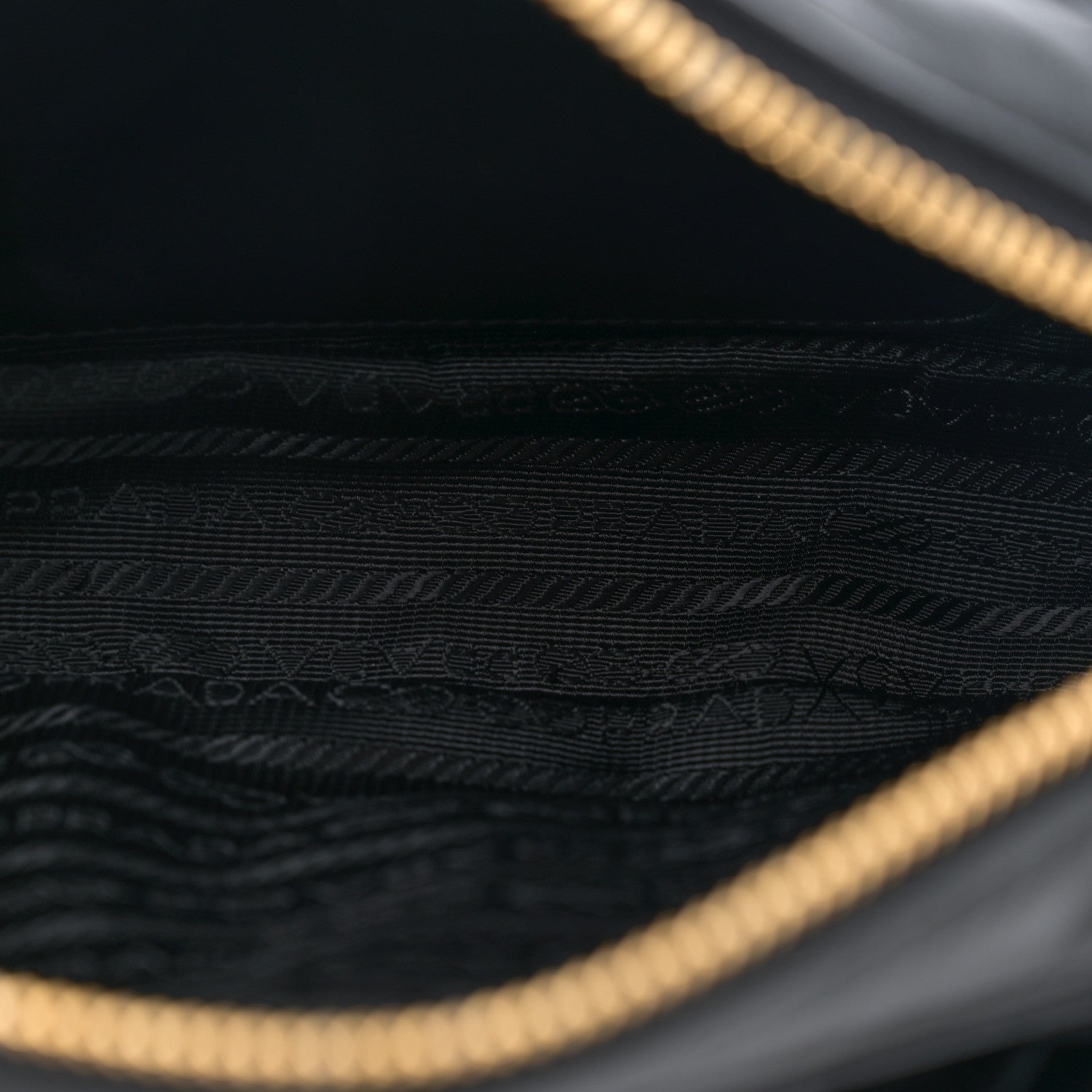 Prada Tessuto Nylon Nappa Bow Camera Bag Black 5 of 10