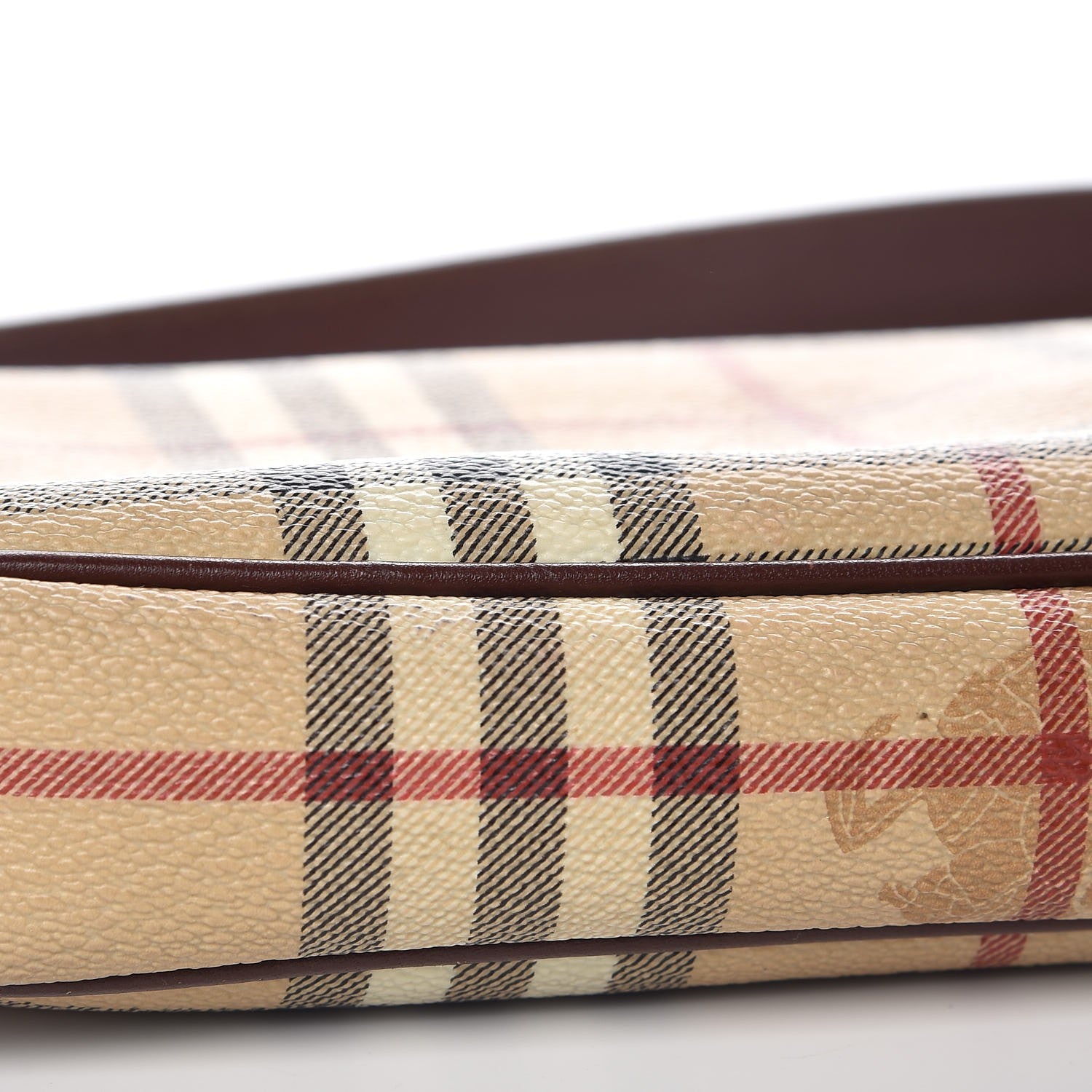 Burberry Haymarket Check Pochette Chocolate 8 of 11