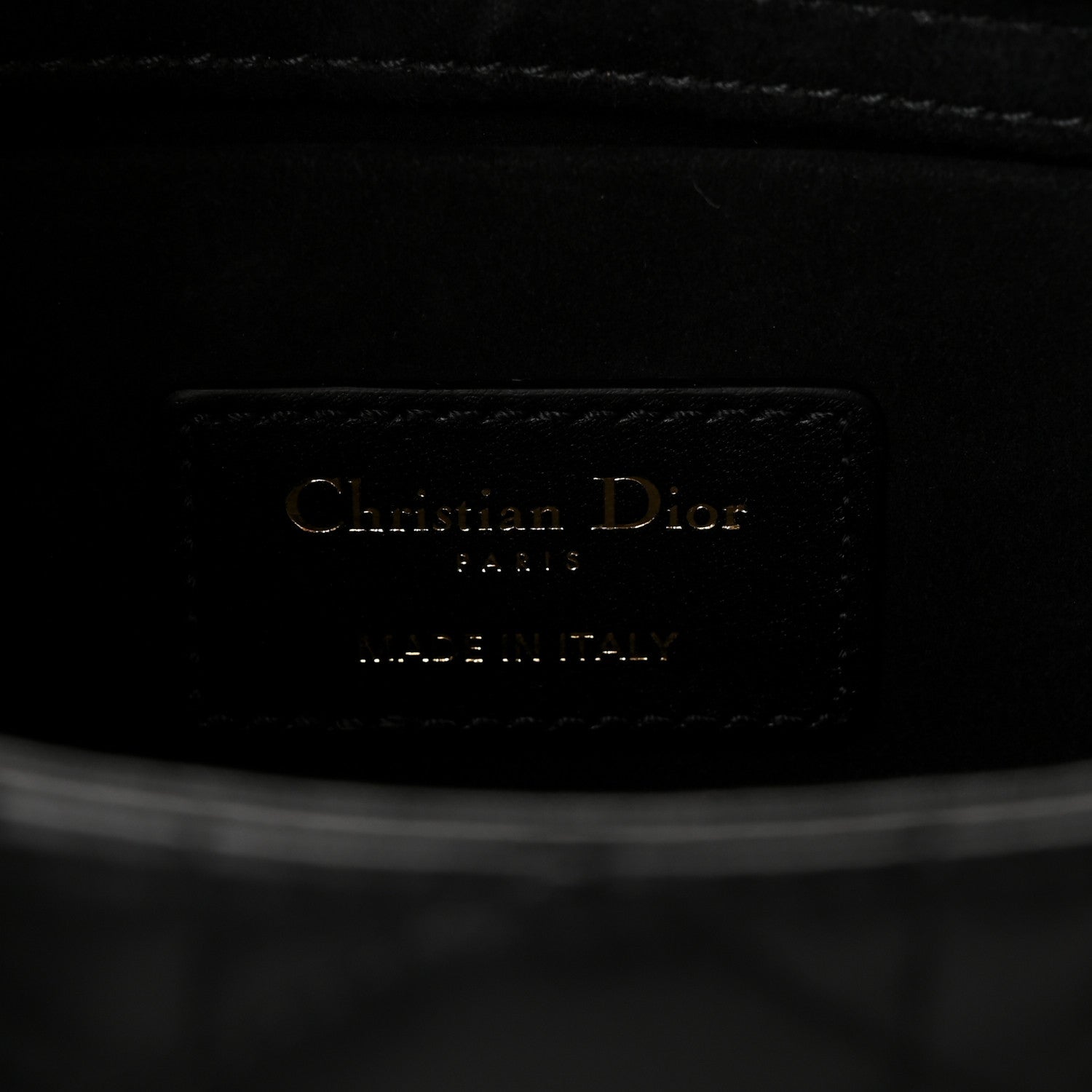Christian Dior Lambskin Cannage Small Lady D-Joy Black 6 of 12