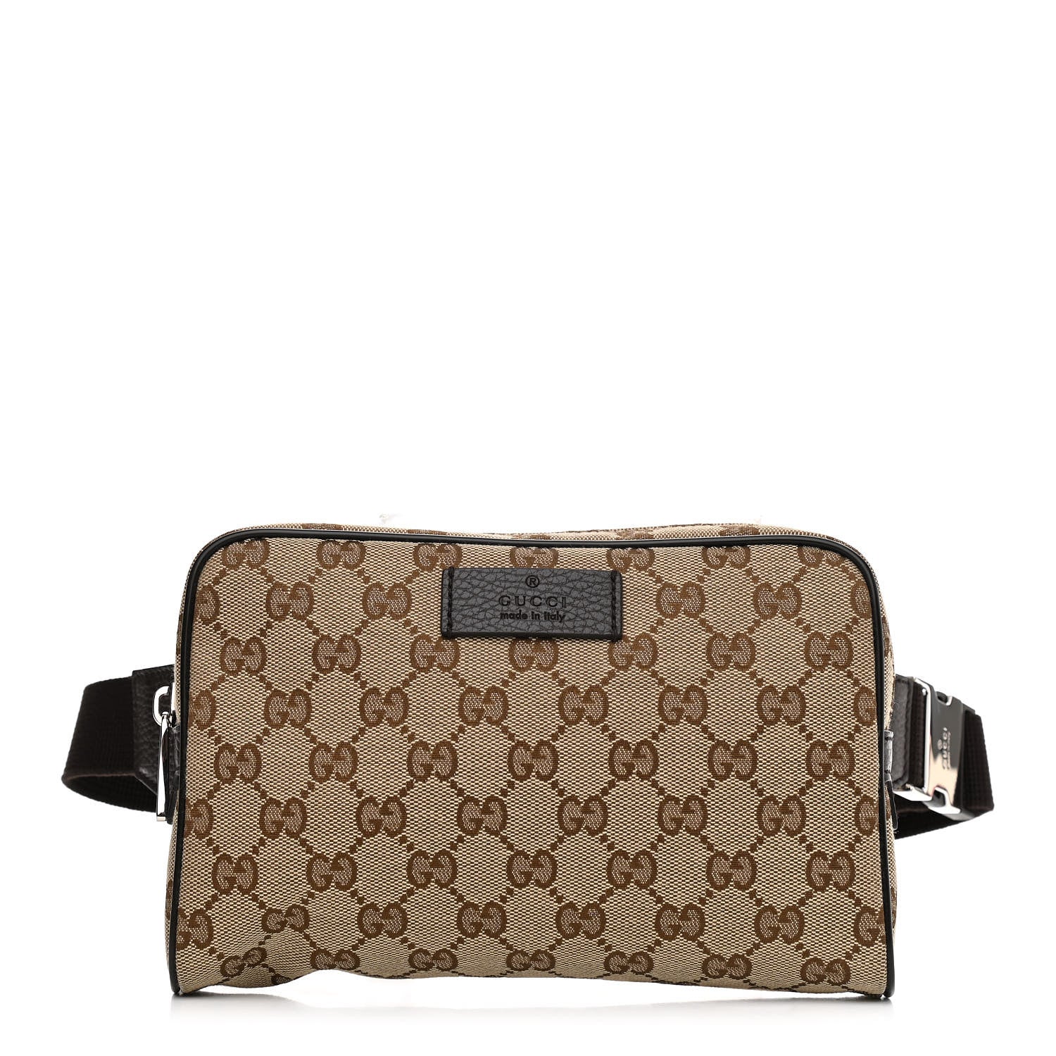 Gucci Monogram Belt Bag Dark Brown 1 of 10
