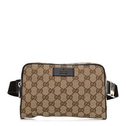 Gucci Monogram Belt Bag Dark Brown 1 of 10