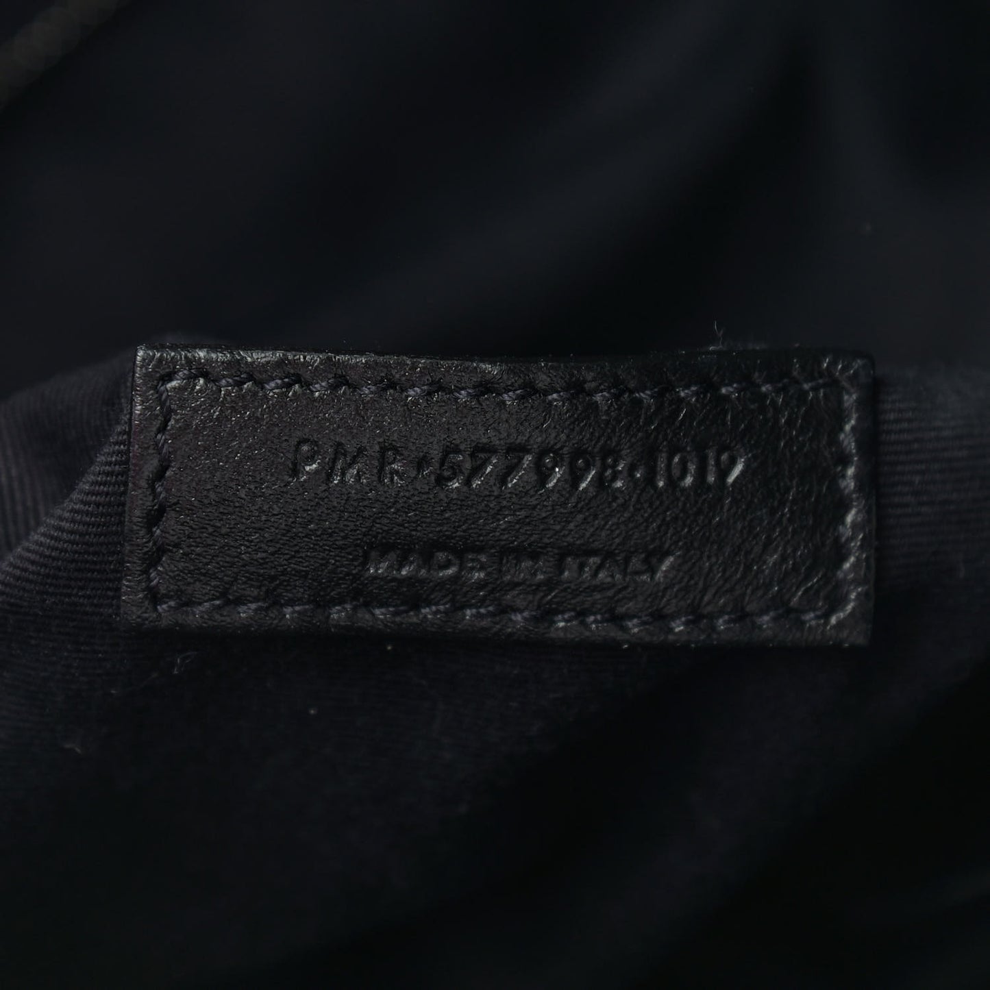 Crinkled Calfskin Matelasse Monogram Niki Shoulder Bag Black