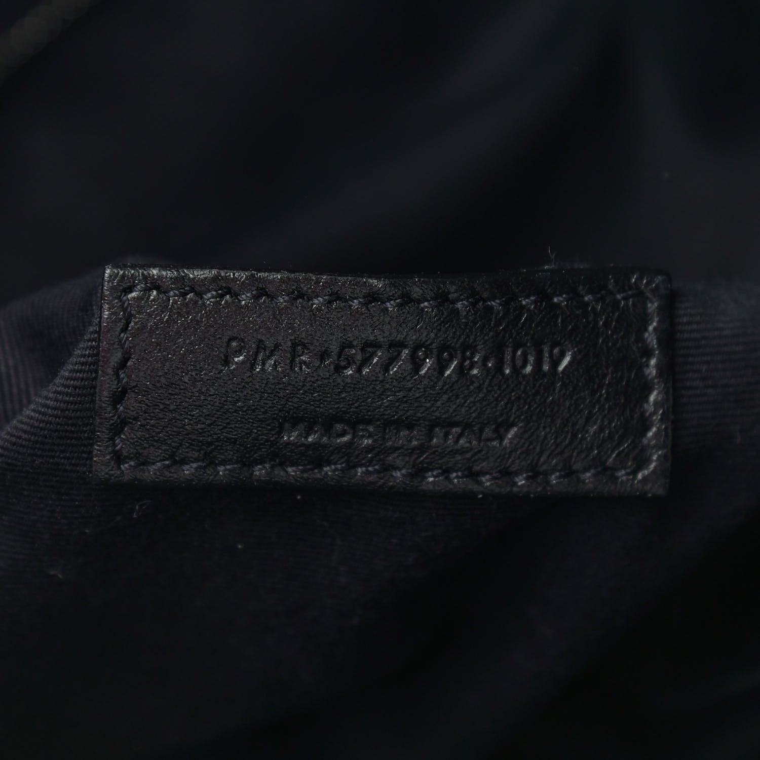 Saint Laurent Crinkled Calfskin Matelasse Monogram Niki Shoulder Bag Black 7 of 9