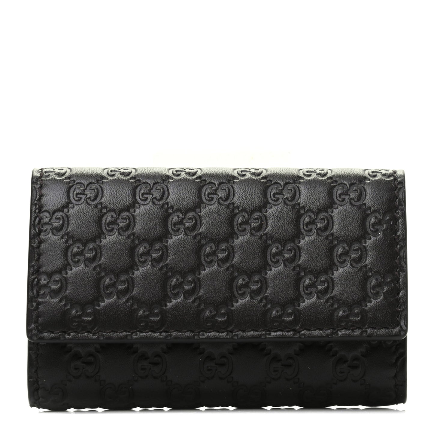 Microguccissima 6 Key Holder Case Black