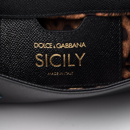 Dolce & Gabbana Dauphine Small Miss Sicily Satchel Black 6 of 9