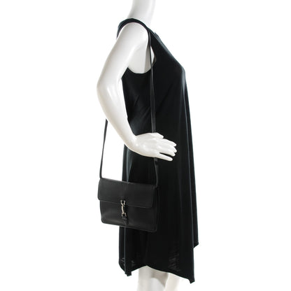 Gucci Grand Prix Calfskin Jackie Convertible Shoulder Bag Black 2 of 8