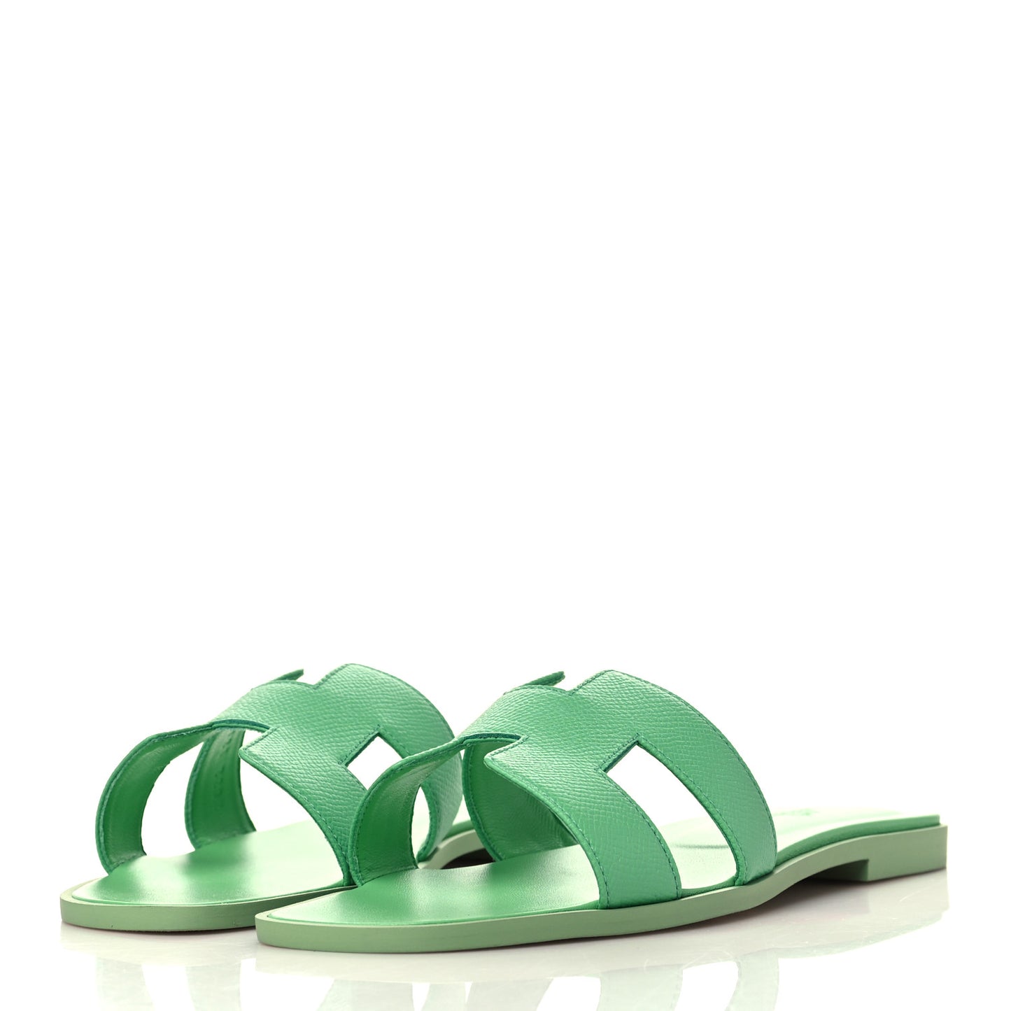 Epsom Oran Sandals 39.5 Vert Pomme