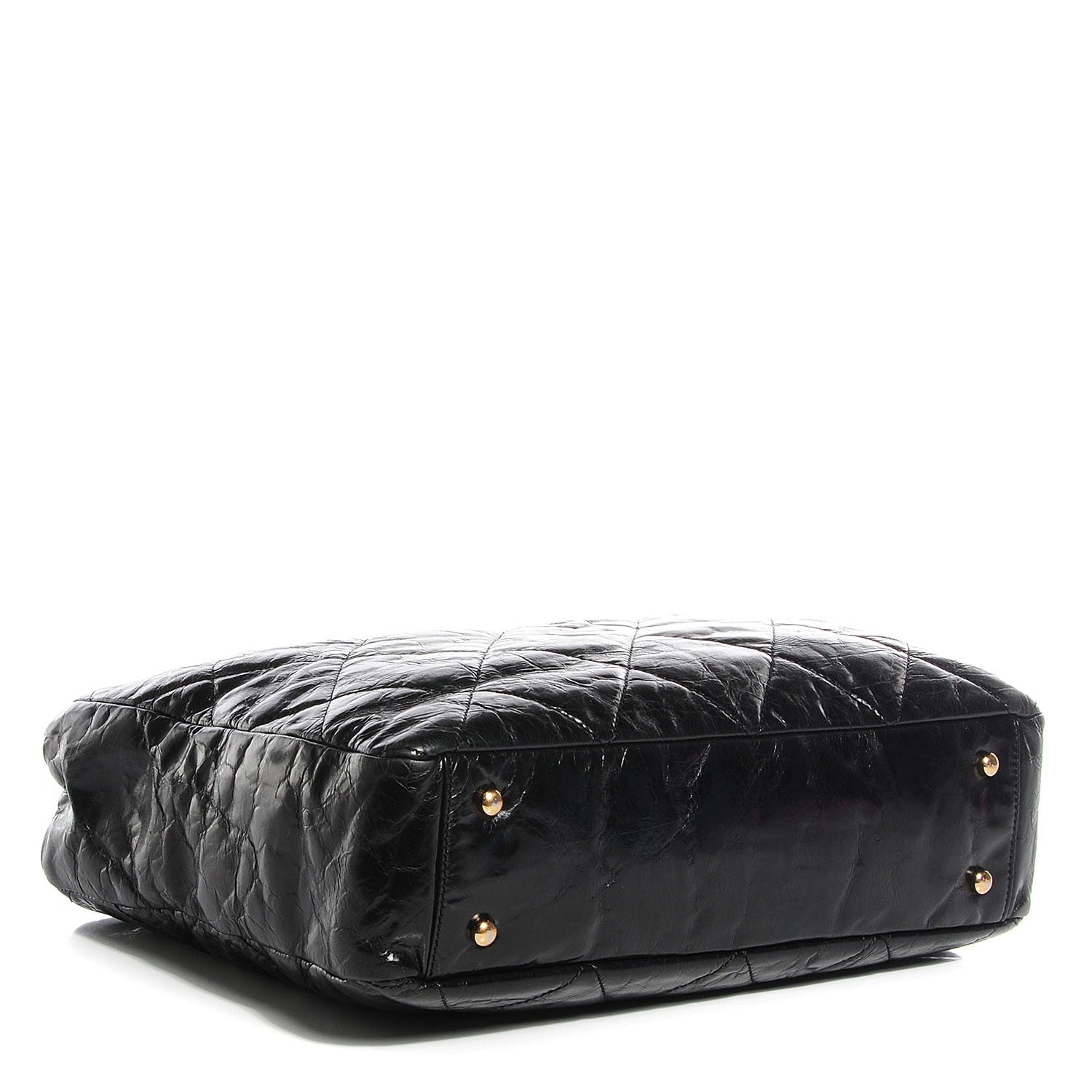 Chanel Glazed Calfskin Portobello Tote Black 4 of 8