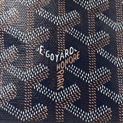 Goyard Goyardine Petit Flot Bucket Bag PM Navy 6 of 9