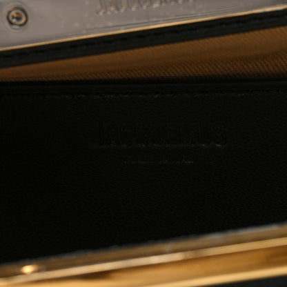 Jacquemus Lambskin La Pochette Salon Clutch Black 6 of 10
