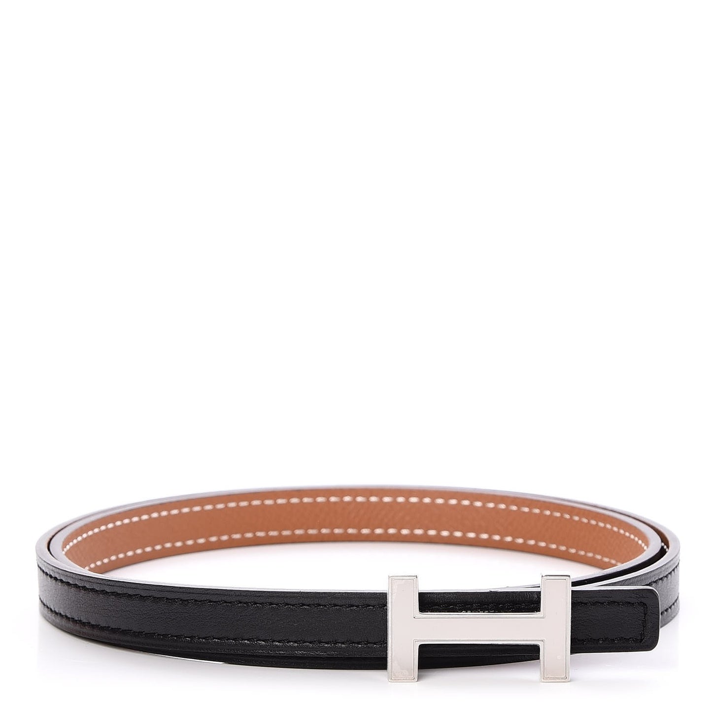 Swift Epsom 13mm Quizz H Belt 75 Black Gold