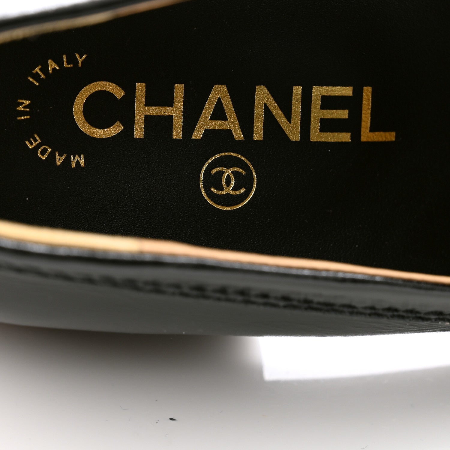Chanel Calfskin Enamel Charms Mocassin Loafers 41 Black 5 of 9