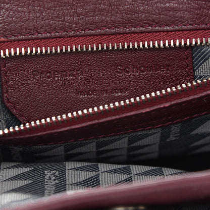 Proenza Schouler Lambskin Tiny PS1 Satchel Oxblood 6 of 11