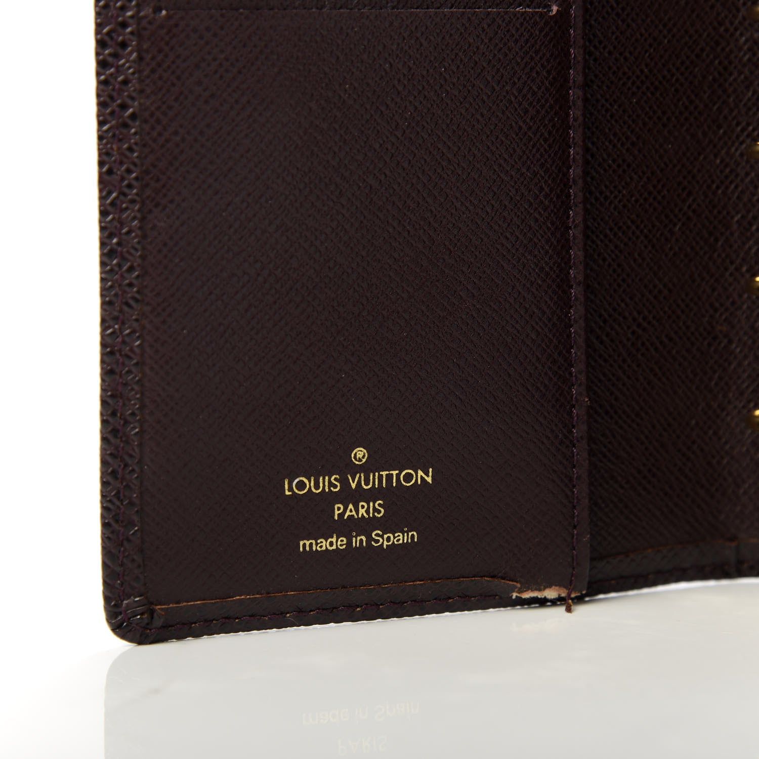 Louis Vuitton Taiga Small Ring Agenda Cover Acajou 6 of 7