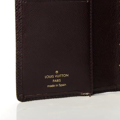Louis Vuitton Taiga Small Ring Agenda Cover Acajou 6 of 7