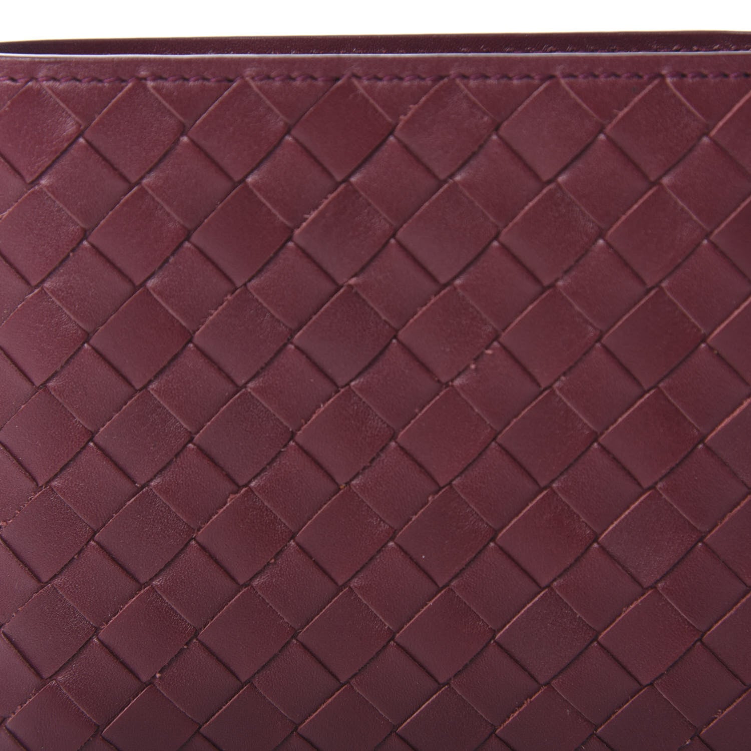 Bottega Veneta Nappa Intrecciato Bi-Fold Wallet Barolo 7 of 9