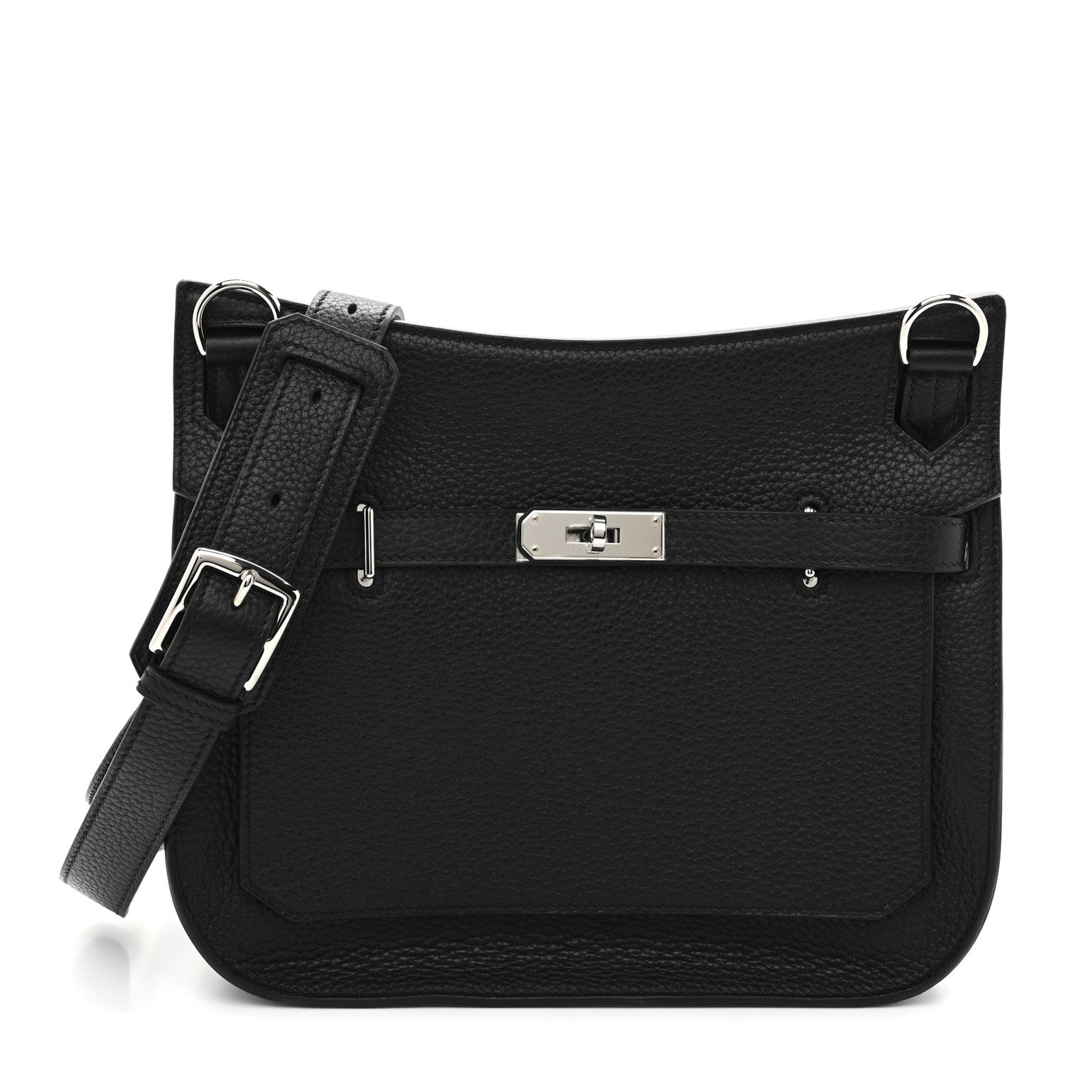Hermes Taurillon Clemence Jypsiere 28 Black 1 of 9