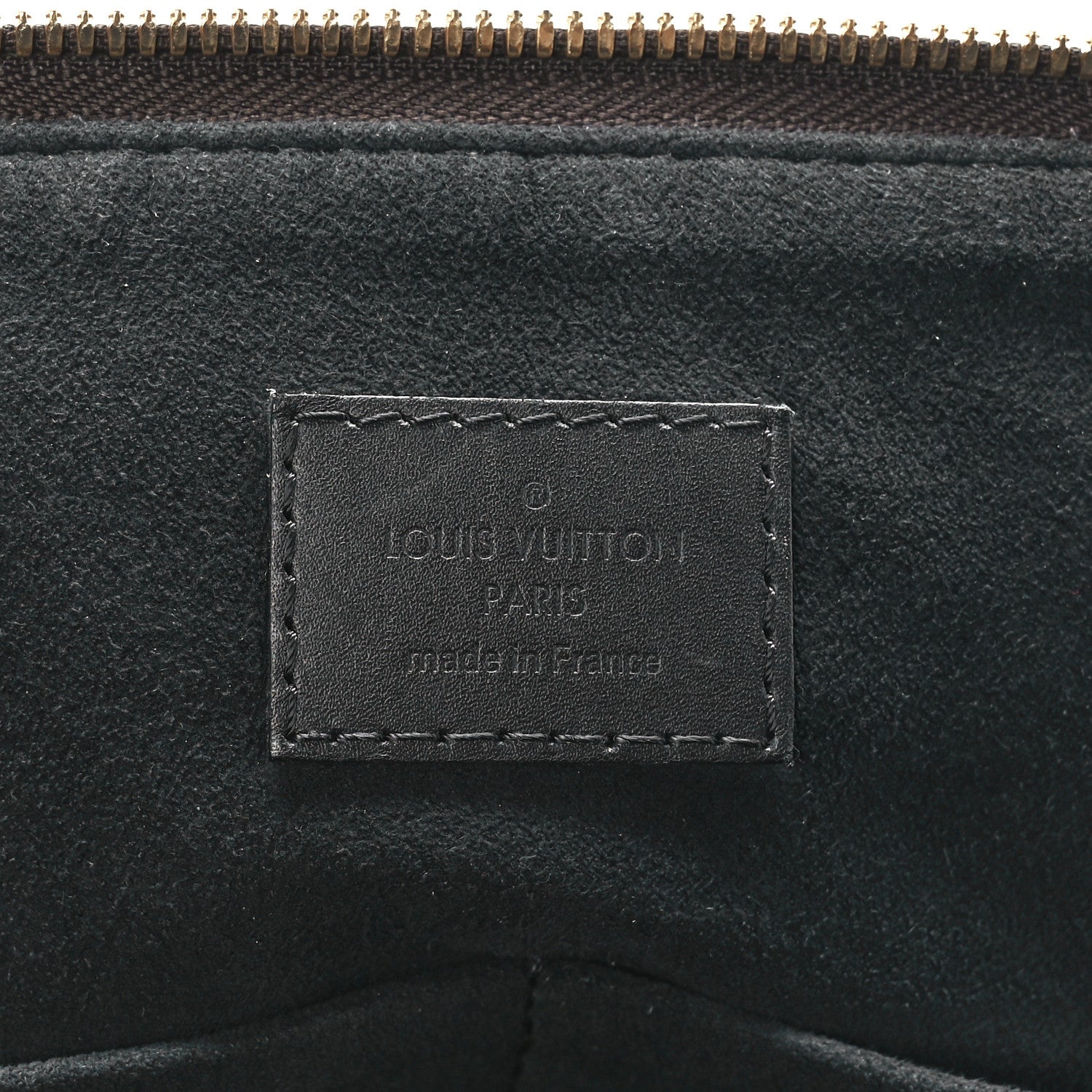 Louis Vuitton Monogram Flower Zipped Tote MM Black 6 of 13