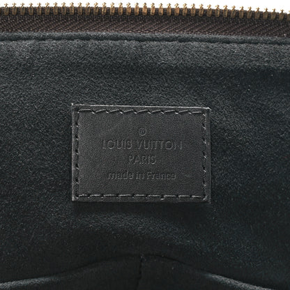 Louis Vuitton Monogram Flower Zipped Tote MM Black 6 of 13