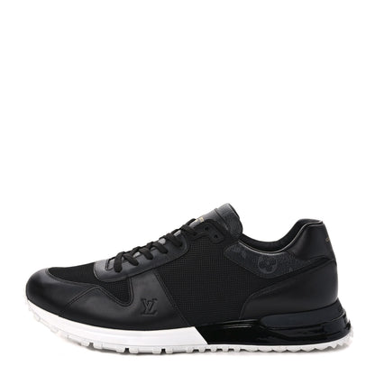 Louis Vuitton Calfskin Monogram Run Away Sneakers 12 Black 1 of 8