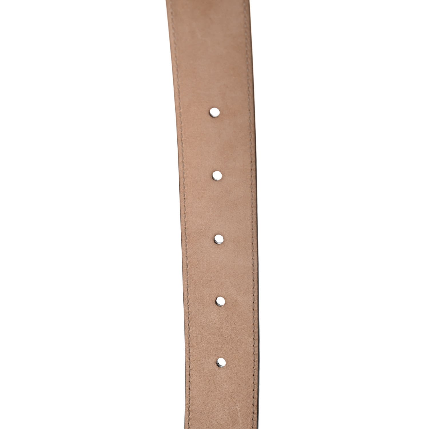 Gucci Calfskin Tejus Printed Interlocking G 30mm Belt 95 38 Natural 3 of 4