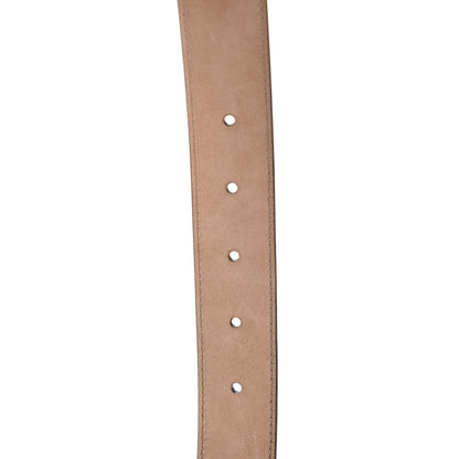 Gucci Calfskin Tejus Printed Interlocking G 30mm Belt 95 38 Natural 3 of 4