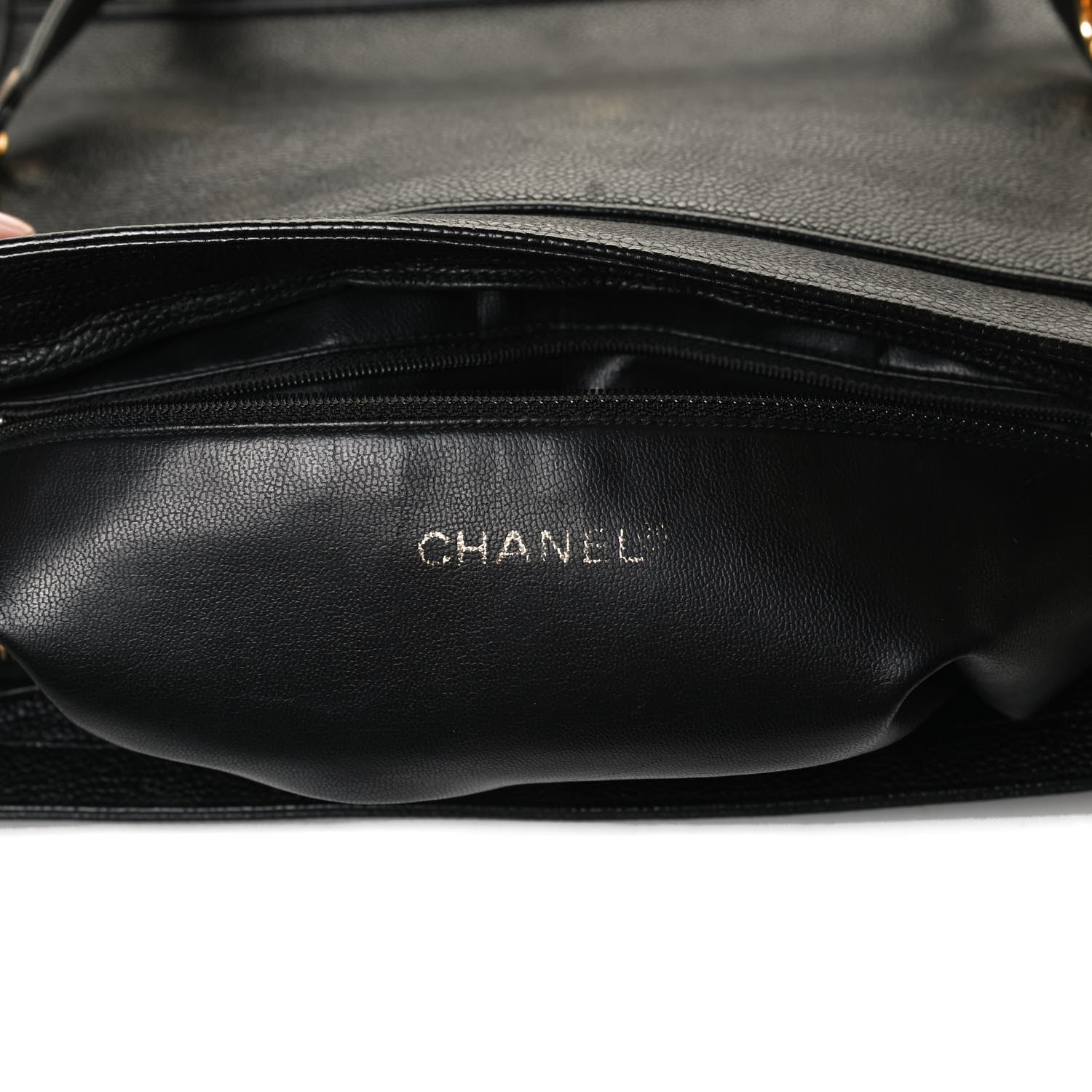 Chanel Caviar CC Shoulder Bag Black 6 of 16