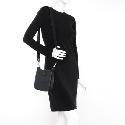 Hermes Taurillon Clemence Evelyne TPM Black 2 of 8