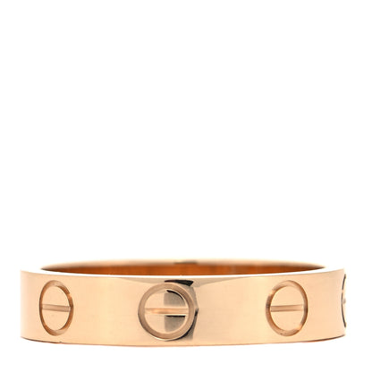 Cartier 18K Yellow Gold 3.5mm LOVE Wedding Band Ring 47 4 6 of 10
