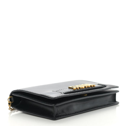 Christian Dior Calfskin J'Adior Wallet on Chain Pouch Black 3 of 11