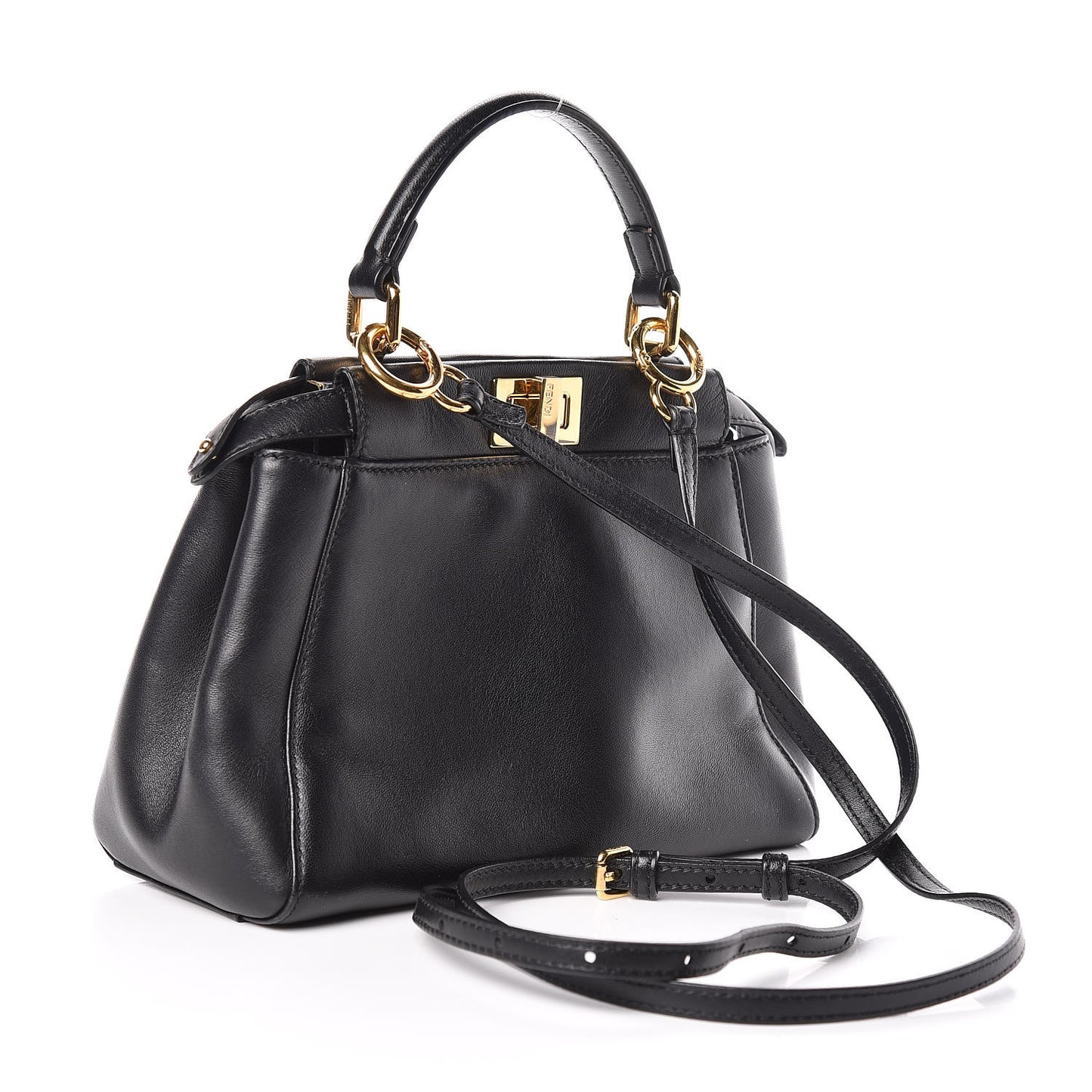 Nappa Mini Peekaboo Iconic Satchel Black