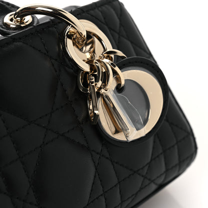 Christian Dior Lambskin Cannage Micro Lady D-Joy Black 11 of 11