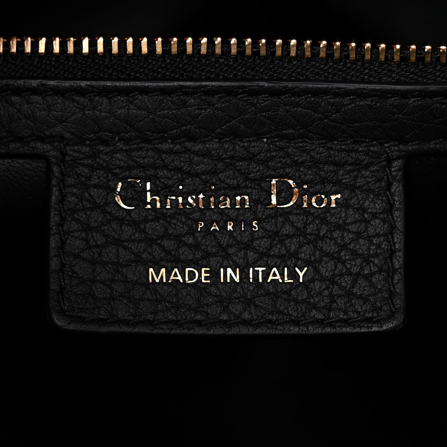 Christian Dior Bullcalf Medium Lady D-Sire Tote Black 6 of 10