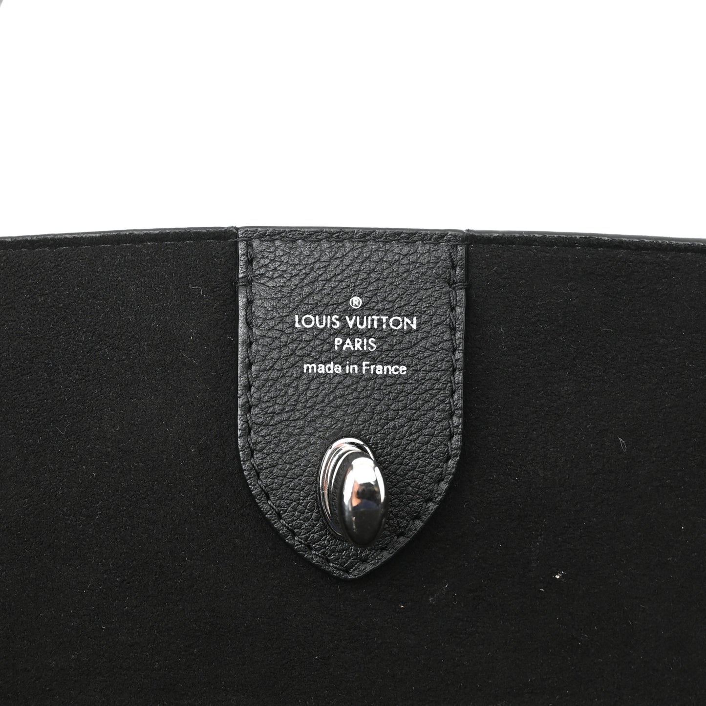 Calfskin Lockme Go Tote Black