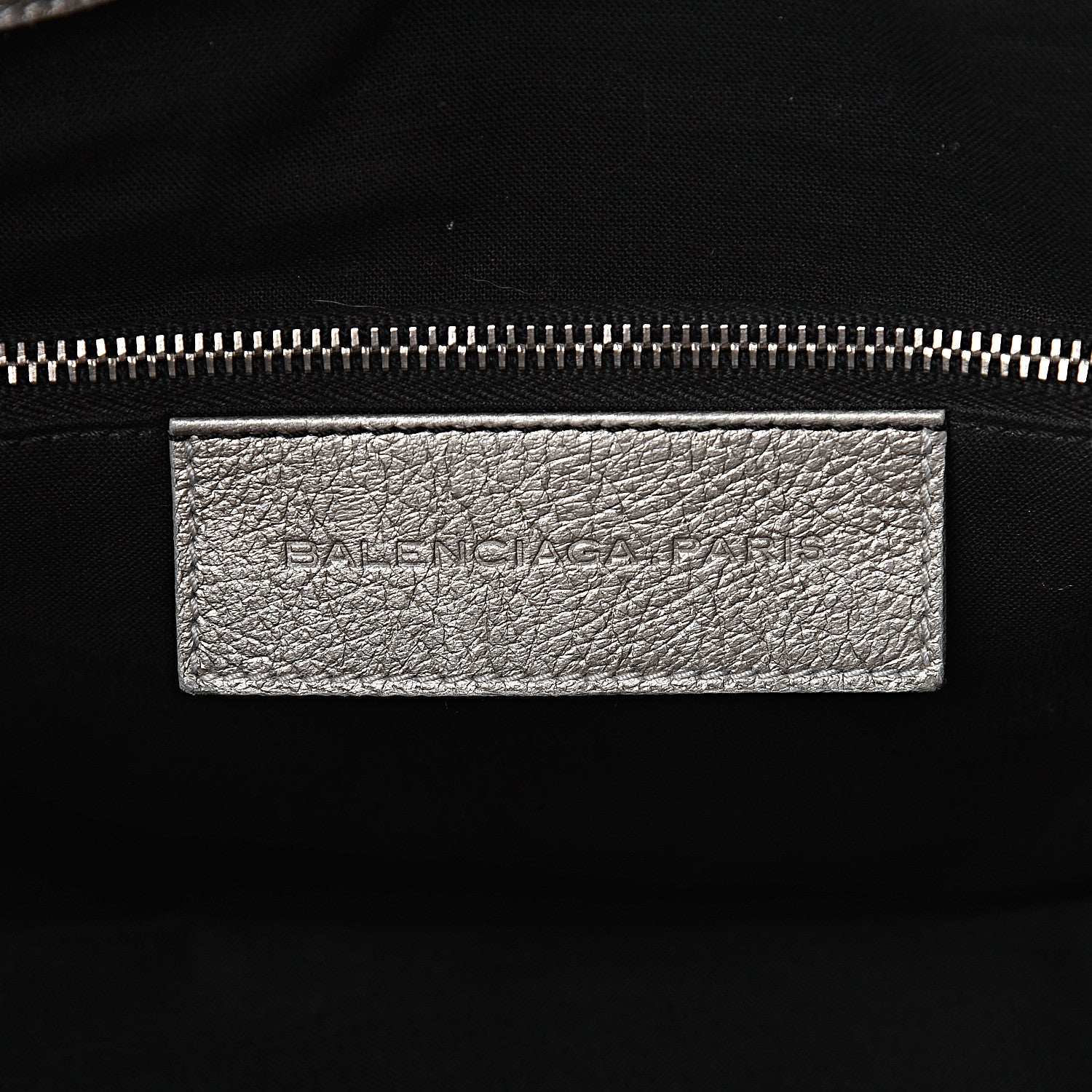 Balenciaga Metallic Agneau Classic Hardware Work Argent 6 of 11