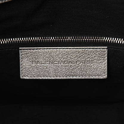 Balenciaga Metallic Agneau Classic Hardware Work Argent 6 of 11