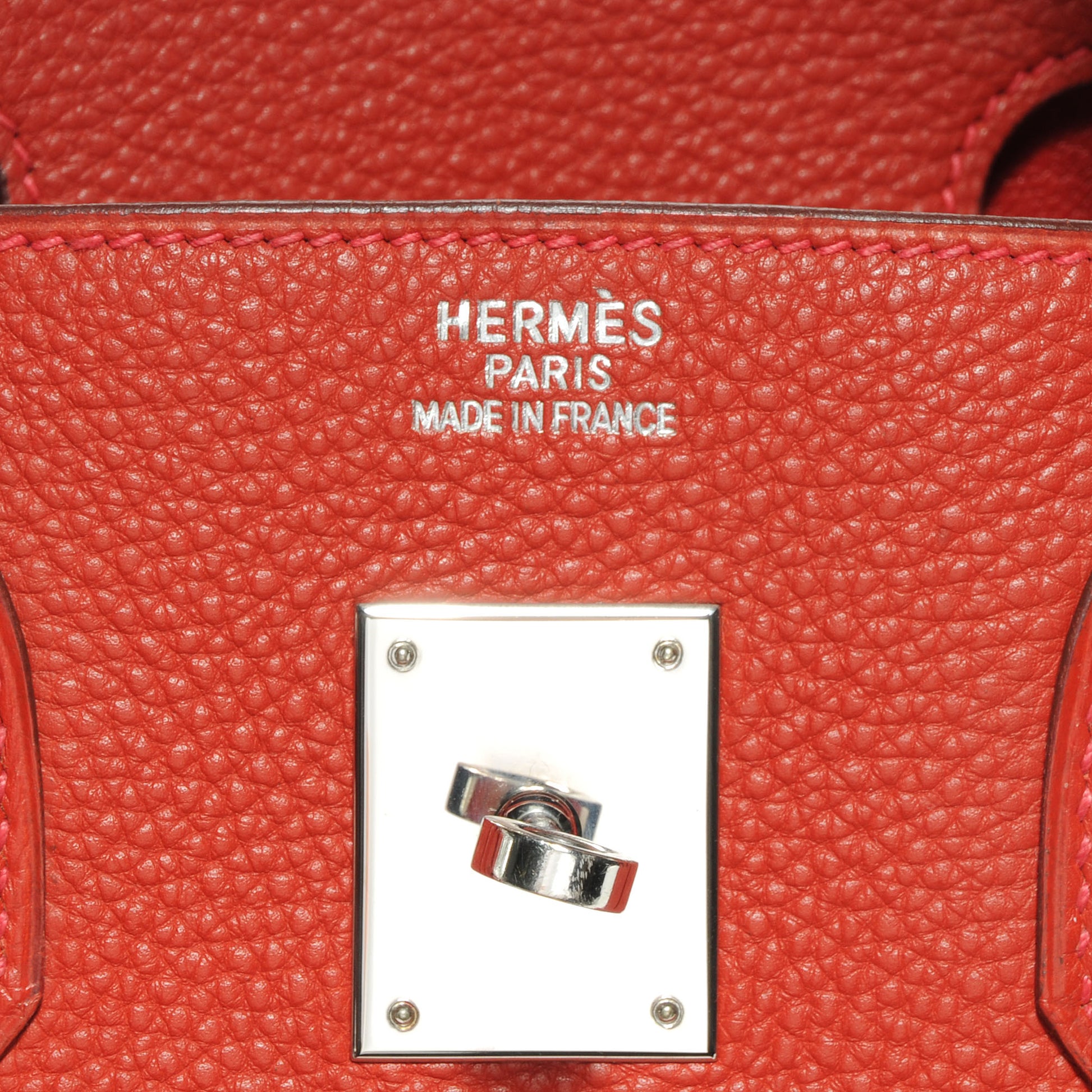 Hermes Togo Birkin 35 Rouge 6 of 9