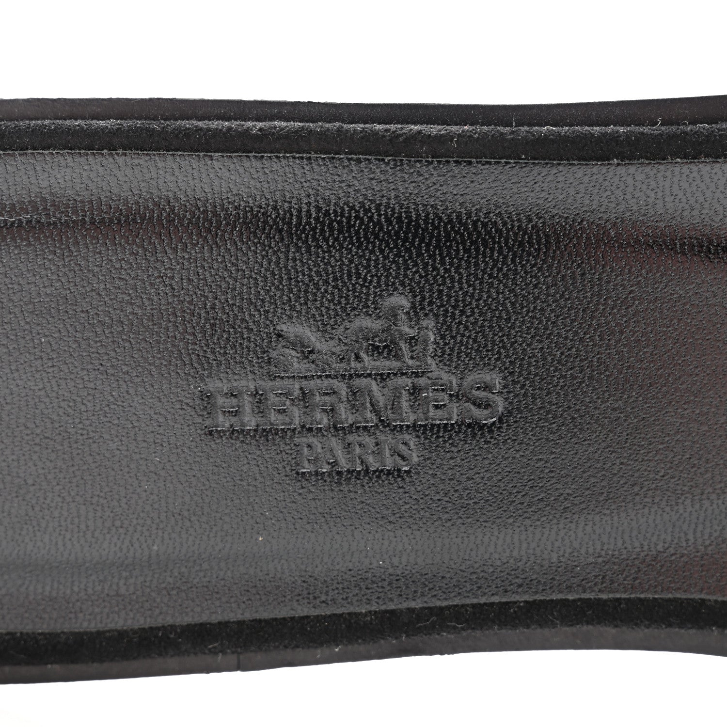 Hermes Velvet Goatskin Crystal Beads Oran Sandals 37 Gris Argente 6 of 8