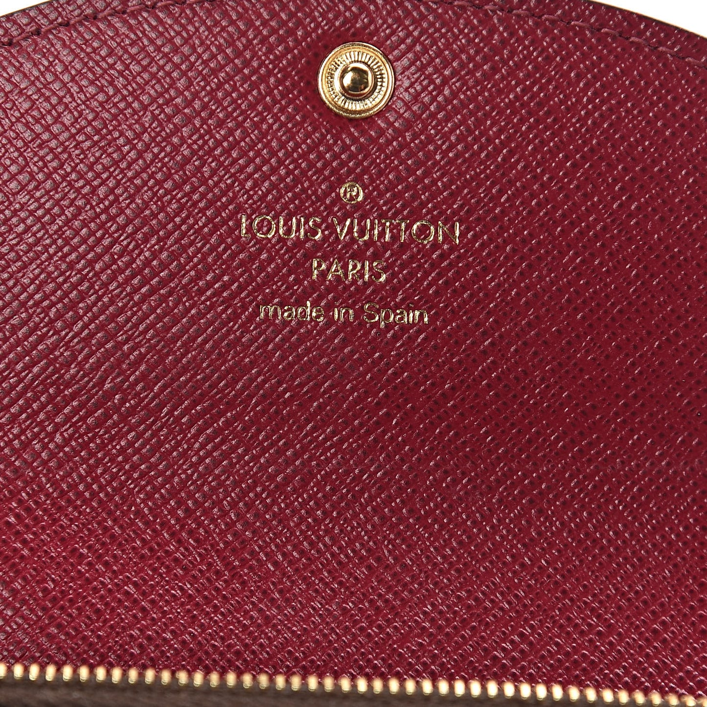 Monogram Rosalie Coin Purse Fuchsia