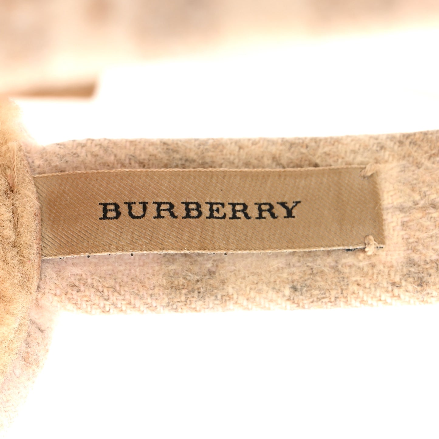 Cashmere House Check Earmuffs Light Pink