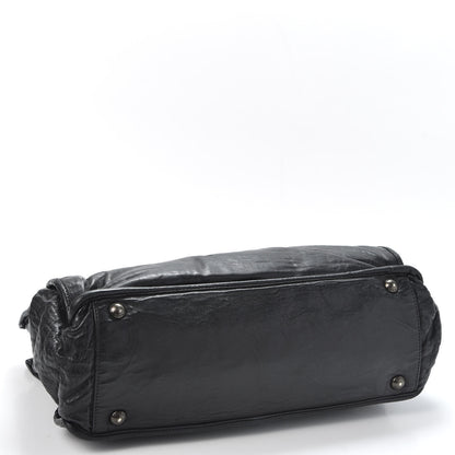 Prada Nappa Antique Tote Black 3 of 9