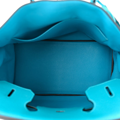Hermes Togo Birkin 35 Turquoise 5 of 11